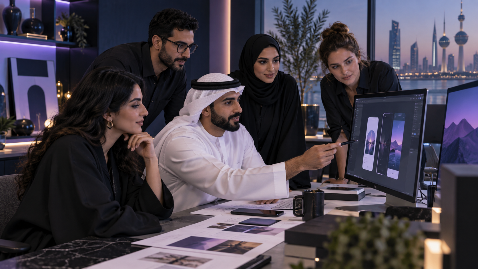 TopDigit team reviewing product engineering decisions